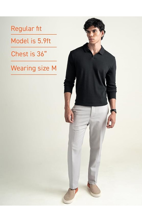 Good-Wear Men’s Full Sleeve Black T-Shirt | Premium Quality Cotton