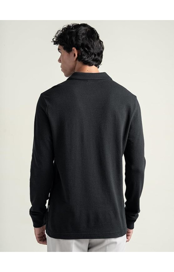 Good-Wear Men’s Full Sleeve Black T-Shirt | Premium Quality Cotton